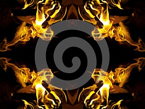 Fire flame background