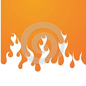 Fire flame background vector illustration design