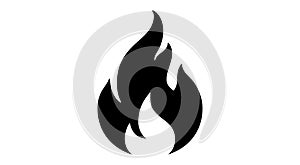 Fire, flame, bonfire. Flame fire icon