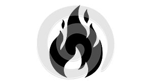 Fire, flame, bonfire. Flame fire icon