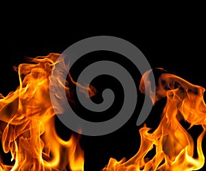 Fire Flame Border Background