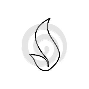 fire, flame icon. Element of Fire for mobile concept and web apps icon. Thin line icon for website design and development, app