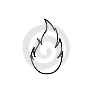 fire, flame icon. Element of Fire for mobile concept and web apps icon. Thin line icon for website design and development, app