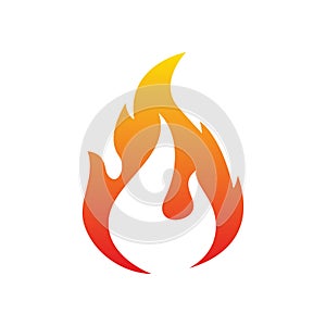 Fire flame logo design