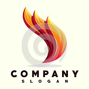 Fire flame logo designs