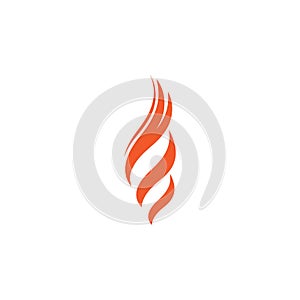 fire flame logo icon vector design template