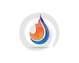 Fire flame Logo Template