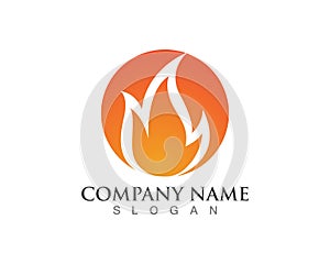 Fire flame Logo Template