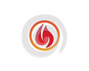 Fire flame Logo Template