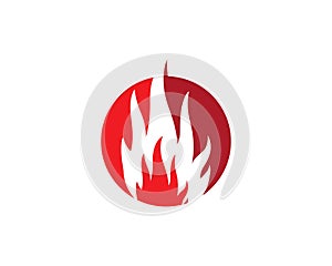 Fire flame Logo Template