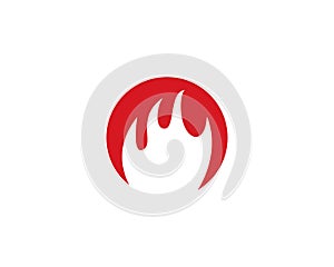 Fire flame Logo Template