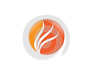 Fire flame logo Template