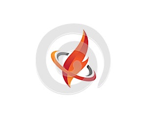 Fire flame Logo Template