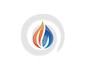 Fire flame Logo Template