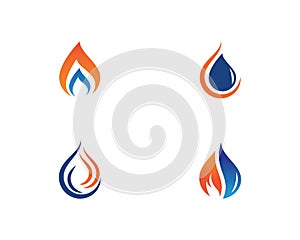 Fire flame Logo Template