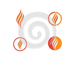 Fire flame Logo Template