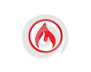 Fire flame Logo Template