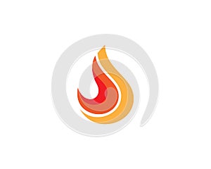 Fire flame Logo Template