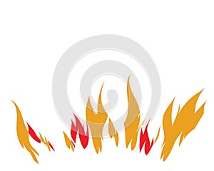 Fire flame Logo Template illustration