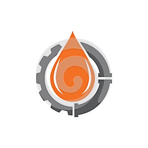 Fire flame Logo Template vector icon Oil, gas and energy logo concept,