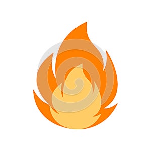Fire flame logo vector illustration. vector fire flames sign illustration isolated. fire icon