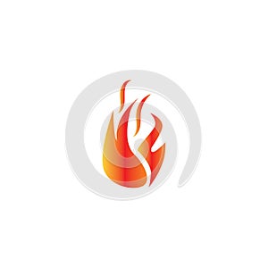 Fire flame nature logo and symbols icons