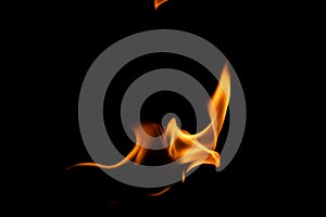 fire flame smoke background black