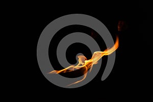 fire flame smoke background black