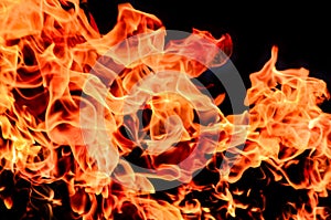 Fire flame texture background