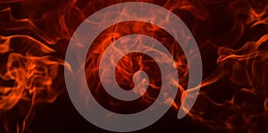 Fire flame texture background. Abstract flames, Blaze fire for banner. Burning concept.