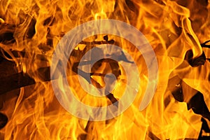 Fire flame texture background