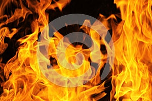 Fire flame texture background