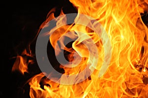 Fire flame texture background