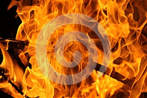 Fire flame texture background