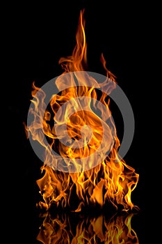 Fire flames