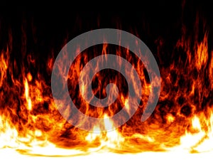 Fire and flames abstract background