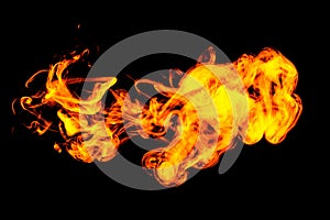 Fire flames background