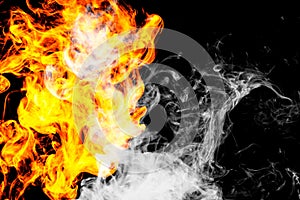 Fire flames background