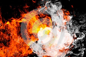 Fire flames background