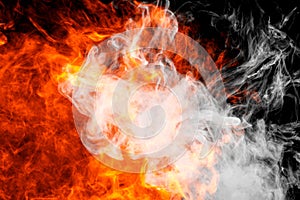 Fire flames background