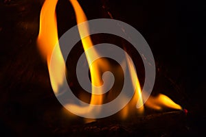 Fire flames background