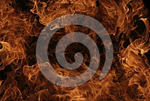 Fire flames