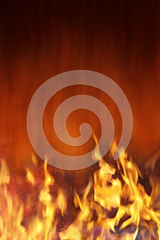 Fire Flames Heat Background photo
