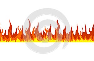 Fire Flames web header / banner.
