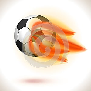 Fire Flaming Soccer Ball