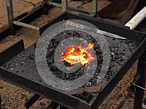Fire in a Forge