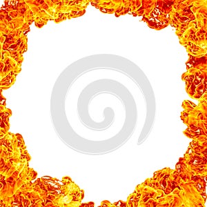 Fire Frame Background