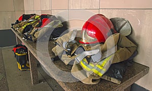 Fire Gear at table