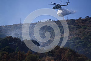 Fire helicopter