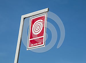 Fire hose reel sign